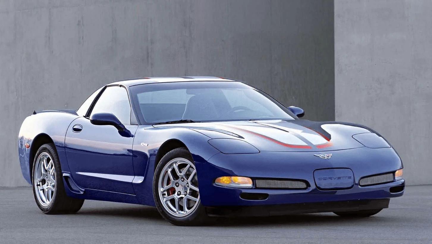 Corvette Generations/C5/C5 2004 Blue Z06 Com Edn Front.webp